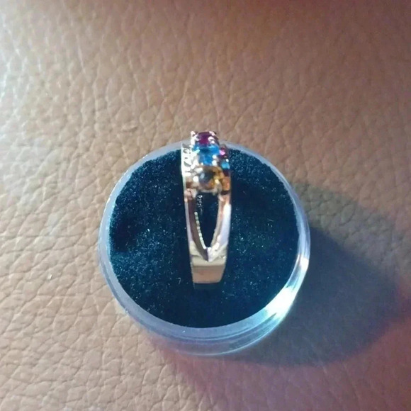 💙🌹Gold-plated Mother's ring. yellow - Picture 6 of 8